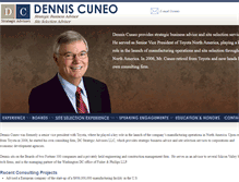 Tablet Screenshot of denniscuneo.com